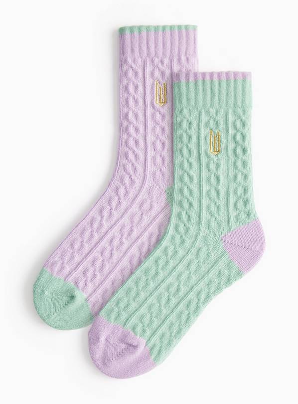 Wicked Cosy Socks 2 Pack 4-8